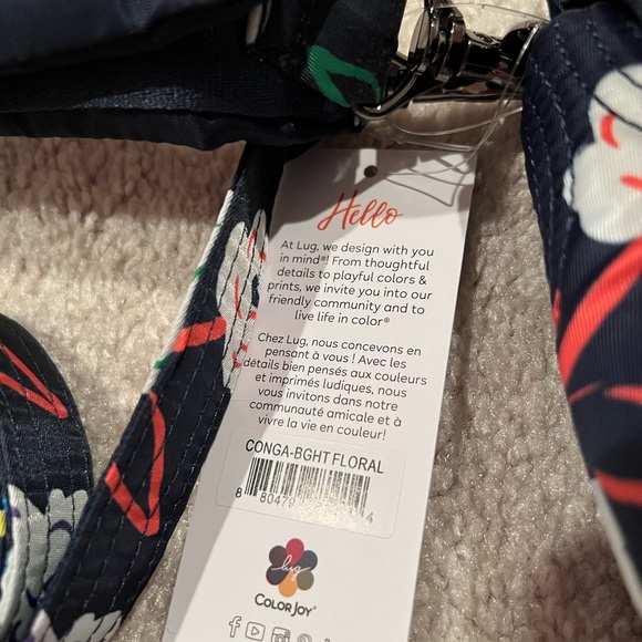 Lug Conga Crossbody bag in Bright Floral NWT - Picture 3 of 6